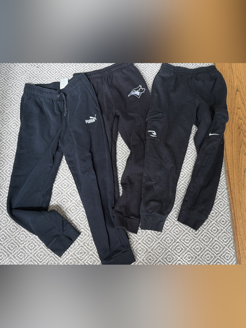 Nike Black Kids Jogger Sweatpants - Set of 3